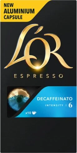 L'OR Espresso Decaffeinato Koffiecups - Intensiteit 6/12 - 10 X 10 Capsules -Koffie Promotie Winkel 609x1200 1