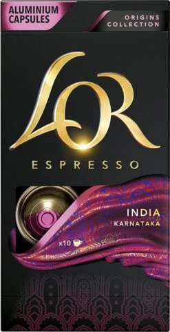 L'OR Espresso Origins India (10) - 10 X 10 Koffiecups -Koffie Promotie Winkel 614x1200 1