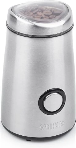 Princess Coffee Grinder Stainless Steel Deluxe 01.242196.01.001 -Koffie Promotie Winkel 617x1200