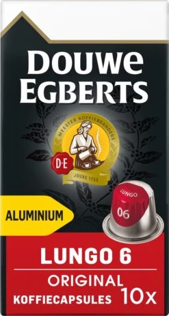 Douwe Egberts Lungo Original Koffiecups - Intensiteit 6/12 - 10 X 10 Capsules -Koffie Promotie Winkel 643x1200 2