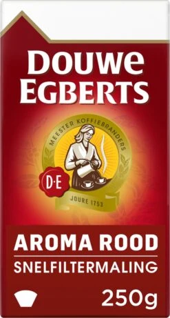 Douwe Egberts Aroma Rood Filterkoffie - 24 X 250 Gram 15 Douwe Egberts Aroma Rood Filterkoffie - 24 X 250 Gram -Koffie Promotie Winkel 643x1200 4