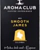 Aroma Club - Nespresso Compatible Capsules (120 St.) - No. 2 Smooth James - Intensiteit 3/5 - Espresso & Lungo - 100% Aluminium Koffiecups -Koffie Promotie Winkel 661x1200