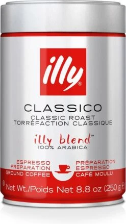Illy Classico Gemalen Koffie - 6 X 250 Gram