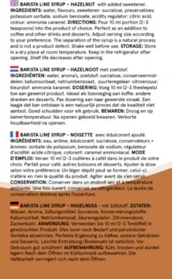 Fitcy | Koffiesiroop | Hazelnoot | Barista Syrup | Zero | Vegan | Vetvrij | Suikervrij | Keto-vriendelijk | Koffie | Siroop | MET DOSEERPOMP | 1L -Koffie Promotie Winkel 739x1200