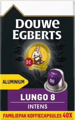 Douwe Egberts Lungo Intens (8) - 5 X 40 Koffiecups -Koffie Promotie Winkel 753x1200 1