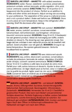 Fitcy | Koffiesiroop | Amaretto | Barista Syrup | Zero | Vegan | Vetvrij | Suikervrij | Keto-vriendelijk | Koffie | Siroop | MET DOSEERPOMP | 1L -Koffie Promotie Winkel 770x1200 6