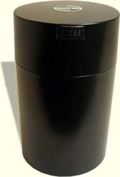 CoffeeVac 1.85L - 500g - Koffie Bewaarbus Luchtdicht - Zwart -Koffie Promotie Winkel 819x1200