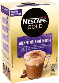 Nescafé Gold Wiener Melange Mocha Oploskoffie - 6 Doosjes à 8 Zakjes -Koffie Promotie Winkel 856x1200 1