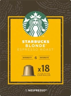 Starbucks By Nespresso Capsules Blonde Espresso Roast - 7 Doosjes à 18 Koffiecups -Koffie Promotie Winkel 884x1200 1
