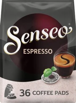 Senseo Espresso Koffiepads - 9/9 Intensiteit - 10 X 36 Pads -Koffie Promotie Winkel 887x1200