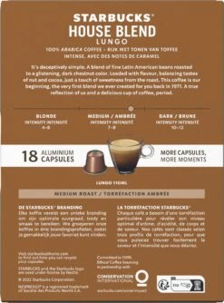 Starbucks By Nespresso Capsules Medium House Blend - 7 Doosjes à 18 Koffiecups -Koffie Promotie Winkel 888x1200 2