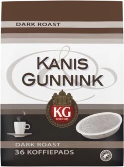 Kanis & Gunnink Dark Roast Koffiepads - 10 X 36 Pads -Koffie Promotie Winkel 894x1200 1