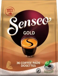 Senseo Gold Koffiepads - 5/9 Intensiteit - 10 X 36 Pads -Koffie Promotie Winkel 910x1200