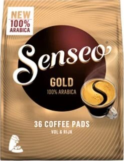Senseo Gold Koffiepads - 5/9 Intensiteit - 10 X 36 Pads -Koffie Promotie Winkel 925x1200