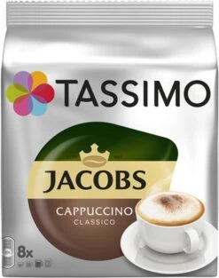 Tassimo - Jacobs Cappuccino Classico - 5x 8 T-Discs -Koffie Promotie Winkel 948x1200