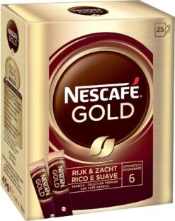 Nescafé Gold Oploskoffie - 6 Doosjes à 25 Zakjes 9 Nescafé Gold Oploskoffie - 6 Doosjes à 25 Zakjes -Koffie Promotie Winkel 949x1200