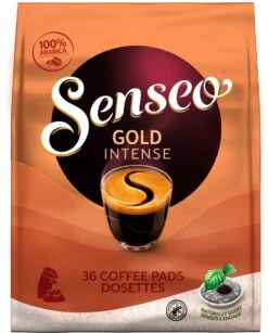 Senseo Gold Intense Koffiepads - 7/9 Intensiteit - 4 X 36 Pads -Koffie Promotie Winkel 966x1200 1