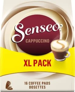 Senseo Cappuccino Koffiepads - 2/9 Intensiteit - 4 X 16 Pads - Voordeelverpakking -Koffie Promotie Winkel 982x1200 1