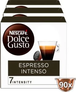 Nescafé Dolce Gusto Espresso Intenso Capsules - 90 Koffiecups -Koffie Promotie Winkel 995x1200 2